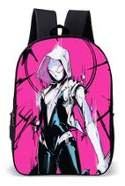 Mochila Escolar Infantil Simples Heroina Aranha Ghost Menina
