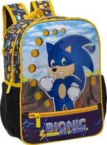 Mochila Escolar Infantil Sonic Reforçada Volta Aulas MIM6336