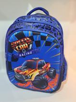 Mochila escolar infantil Speed Car masculina