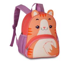 Mochila Escolar Infantil Vaga /Gatinha Feminina Menina Zoo Clio Pets Original Animais Mochila Escolar Infantil Vaga /Gatinha Feminina Menina Zoo Clio Pets Original Animais