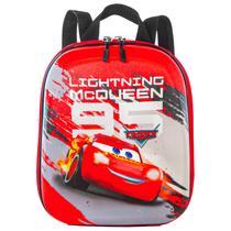 Mochila Escolar Infantil Vermelha Relâmpago McQueen Carros Disney Maxtoy - Diplomata