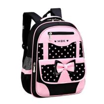 Mochila Escolar Infantil VIDOSCLA - Com Laço de Princesa