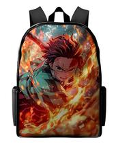 Mochila Escolar Infantil Volta As Aulas Tanjiro Kamado Unissex Mochila Escolar Infantil Volta As Aulas Tanjiro Kamado Unissex