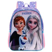 Mochila Escolar Infantil Xeryus Disney Frozen Roxa - 1146