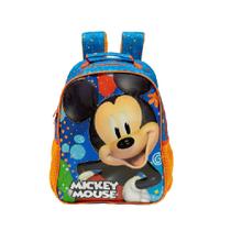 Mochila Escolar Infantil Xeryus Mickey Mouse Azul - 10513