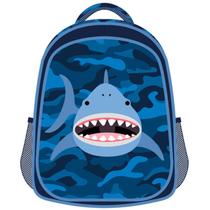 Mochila Escolar Infantil Yins 3D Tubarão Menino - Ref YS42236