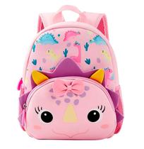 Mochila Escolar Infantil Yins Girl Dino 12pol. Menina - Ref YS42324
