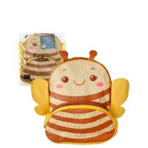 Mochila Escolar Infantis Clio Pets, Design de Abelinha, Amarela - Coleção 2o25