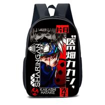 Mochila Escolar Infanto Juvenil Anime Naruto Kakashi Novidades 0558