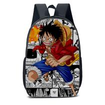 Mochila Escolar Infanto Juvenil Anime One Piece Luffy Novidades 0484