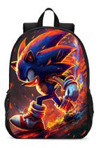Mochila Escolar Infanto Juvenil Filmes Desenhos Sonic Ouriço Novidade Geek Skin 186