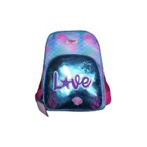 Mochila Escolar Infanto Juvenil Love Girls Sereia Yepp