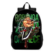 Mochila Escolar Infanto Juvenil One Piece Zoro Anime Novidades 0403