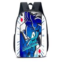 Mochila Escolar Infanto Juvenil Sonic Jogos Novidades 0515