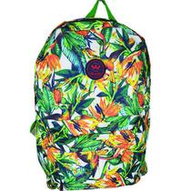 Mochila Escolar Juvenil Beija Flor Tropical Bpg31884 Branco