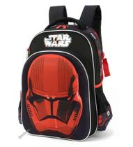 Mochila Escolar Juvenil Costa Grande Star War Alto Relevo Original Licenciada Luxcel - Luxcel London