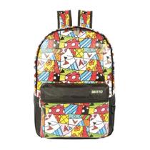 Mochila Escolar Juvenil Costas Reforçada Colorido