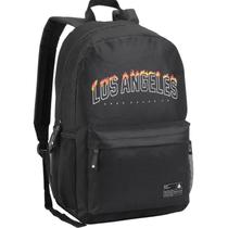 Mochila Escolar Juvenil de Costas Preta Unisex NYC Los Angeles Brooklyn Seanite Mochila Escolar Juvenil de Costas Preta Unisex NYC Los Angeles Brooklyn Seanite