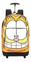 Mochila Escolar Juvenil Estampada Gato Garfield Rodinhas G
