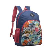 Mochila Escolar Juvenil Feminina Colegial Fundamental Médio Grande Bolso Frontal Lateral Fofa Menina