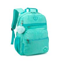 Mochila Escolar Juvenil Feminina Crinkle Kika KK24M14