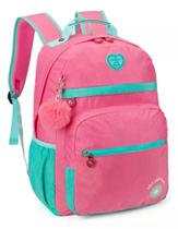 Mochila Escolar Juvenil Feminina Crinkle Kika - Nova Rio