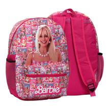 Mochila Escolar Juvenil Feminina de Costas Barbie Passeio