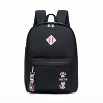 Mochila Escolar Juvenil Feminina Espaçosa Resistente