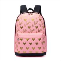 Mochila Escolar Juvenil Feminina Espaçosa Resistente