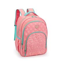 Mochila Escolar Juvenil Feminina Matelassê 17'5 Kika KK24M27