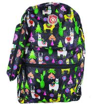 Mochila Escolar Juvenil Llama Com Estojo 01851 Mochila Escolar Juvenil Llama Com Estojo 01851