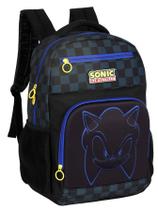 Mochila Escolar Juvenil Menino Moderno Game Sonic