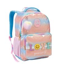 Mochila Escolar Juvenil Patches Feminina