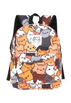 Mochila Escolar Juvenil Reforçada Gatinho Original