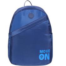 Mochila Escolar Juvenil Resistente a Água Move On Preta Azul Cinza Grafite 18 BPG 21803 Wincy Rocie