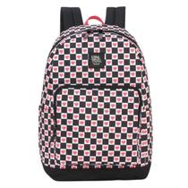 Mochila Escolar Juvenil Up4you Original Preto Rosa Luxcel