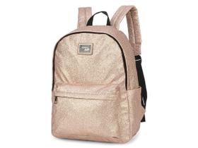 Mochila Escolar Juvenil Up4You Rosa Larissa Manoela Glitter Ms45739Upkl