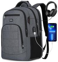 Mochila escolar Kadilong para homens e meninos adolescentes com porta USB Mochila escolar Kadilong para homens e meninos adolescentes com porta USB