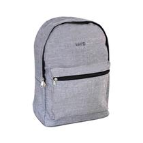 Mochila escolar keep colors cinza 15.6