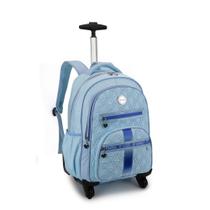 Mochila escolar Kika 4 rodas grande e reforçada Mochila escolar Kika 4 rodas grande e reforçada