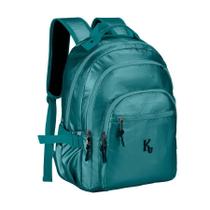 Mochila Escolar Kika, Juvenil, Feminino KK2611 Cor:Verde-Escuro Mochila Escolar Kika, Juvenil, Feminino KK2611 Cor:Verde-Escuro