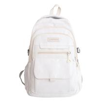 Mochila Escolar Lamprod - Estética Fofa para Meninas - Branca Mochila Escolar Lamprod - Estética Fofa para Meninas - Branca