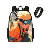 Mochila Escolar Lançamento anime naruto Com Relogio Digital Top Mochila Escolar Lançamento anime naruto Com Relogio Digital Top