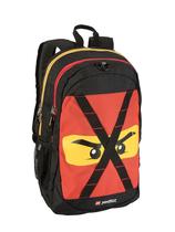 Mochila escolar LEGO NINJAGO Future Kids vermelha para meninos/meninas