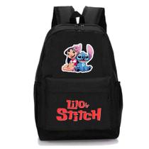 Mochila Escolar Lilo E Stitch Ohana Bolsa Estampada - DTF Mochila Escolar Lilo E Stitch Ohana Bolsa Estampada - DTF