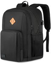 Mochila escolar Liokesa Lightweight Laptop 15,6" USB preta