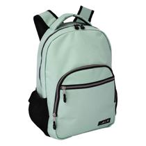 Mochila Escolar Ls Bolsas 6 Divisões Verde Agua