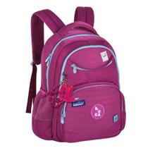 Mochila Escolar Luluca Azul Clio Style 44cm Chaveiro 2026