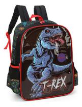 Mochila Escolar Luxcel Up4you T-rex - Is39411up Cor Azul