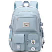 Mochila escolar Makukke para meninas adolescentes, laptop de 15,6" azul